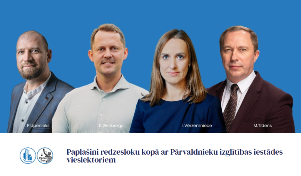 Paplašini redzesloku kopā ar Pārvaldnieku izglītības iestādes vieslektoriem